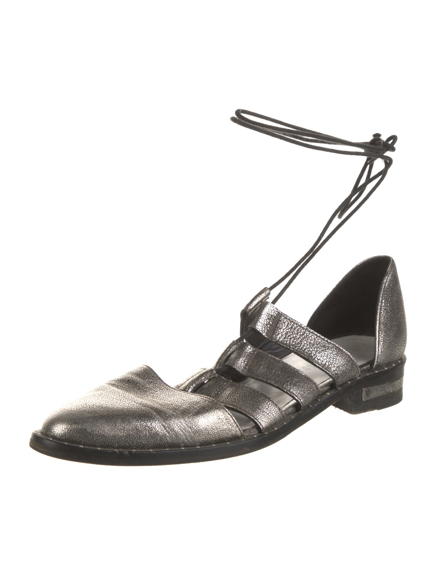 Freda Salvador Leather D'Orsay Flats