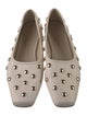 Freda Salvador Leather Studded Accents Ballet Flats