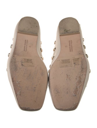 Freda Salvador Leather Studded Accents Ballet Flats