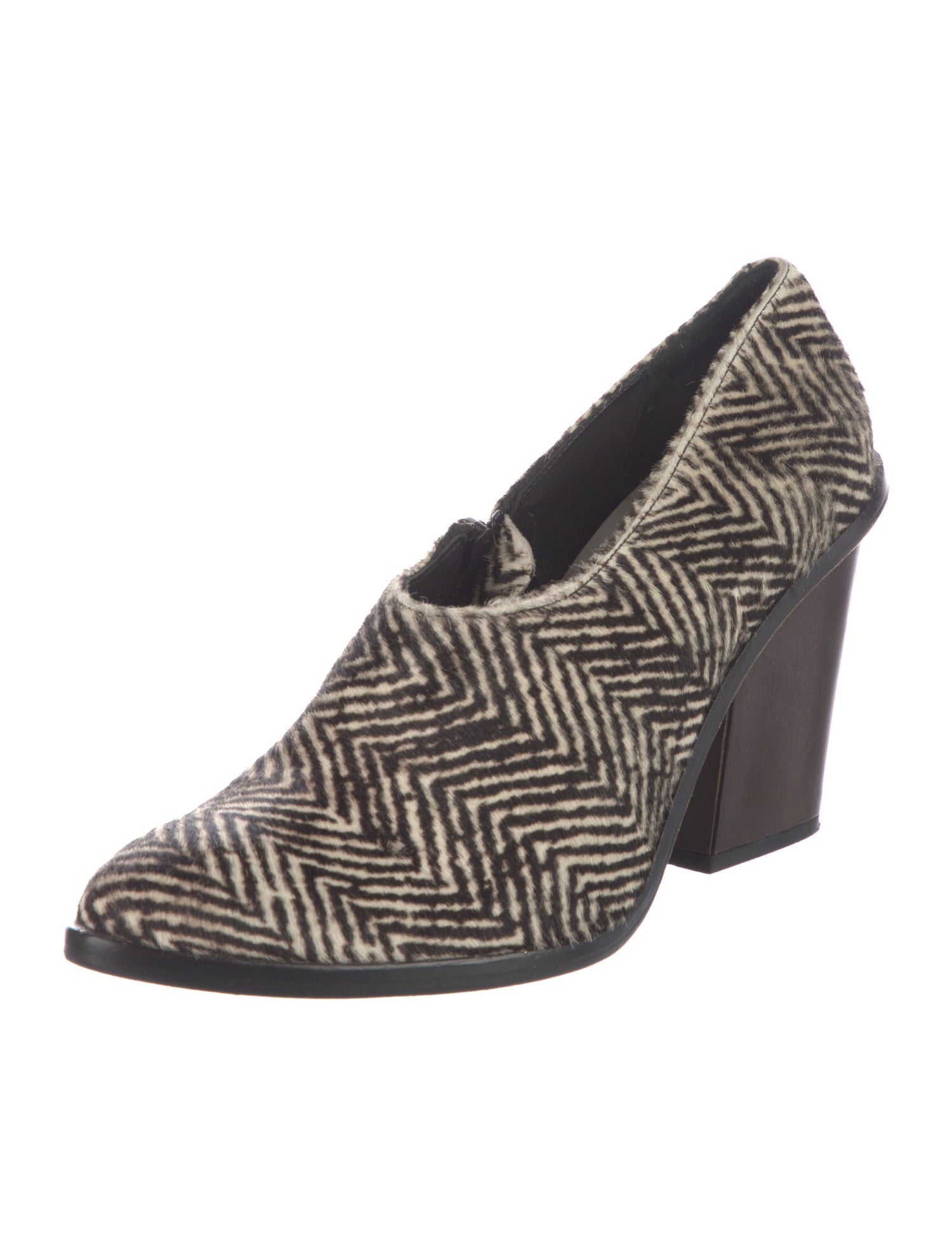 Freda Salvador Ponyhair Striped Pumps