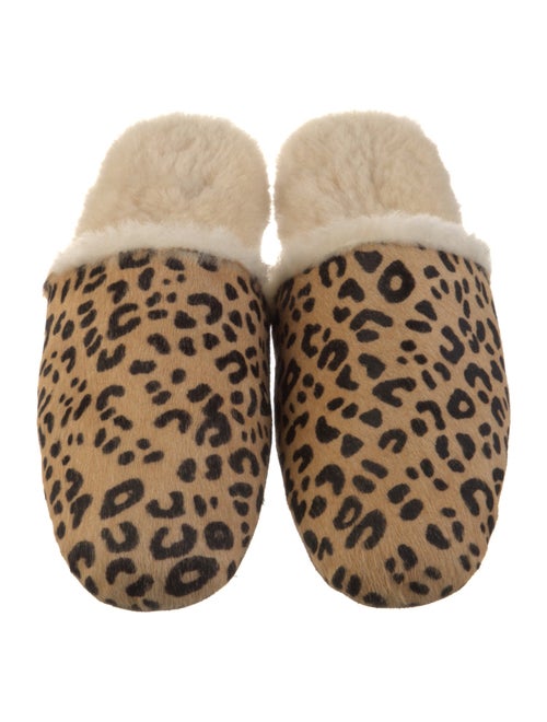 Freda Salvador Ponyhair Animal Print Flats