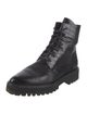 Freda Salvador Embossed Leather Combat Boots