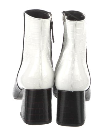 Freda Salvador Crocodile Chelsea Boots