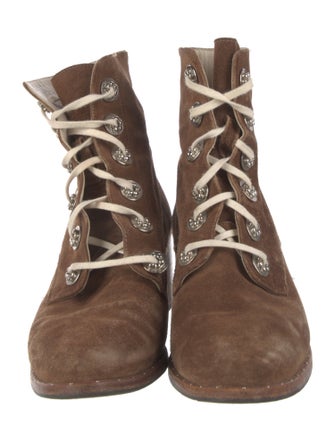 Freda Salvador Suede Lace-Up Boots