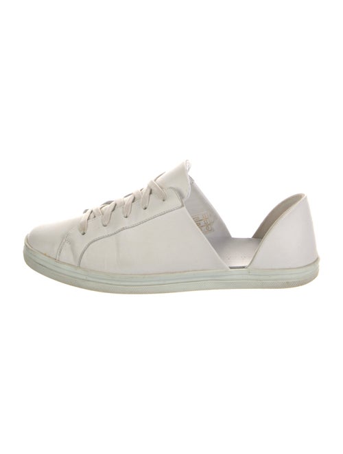 Freda Salvador Leather Cutout Accent Sneakers