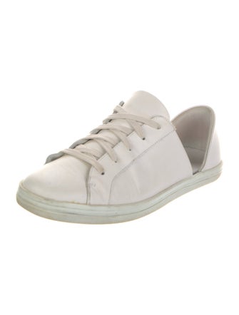 Freda Salvador Leather Cutout Accent Sneakers