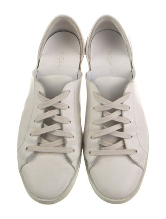 Freda Salvador Leather Cutout Accent Sneakers