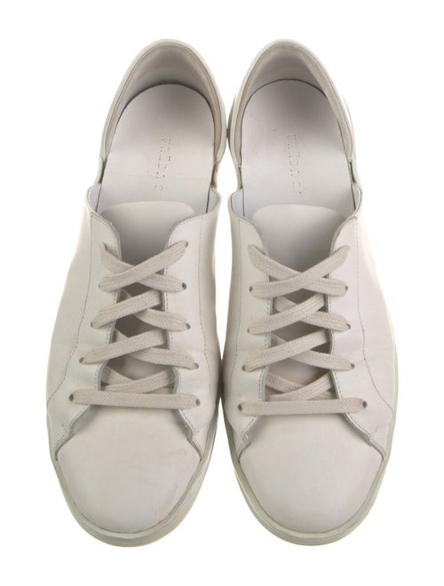 Freda Salvador Leather Cutout Accent Sneakers