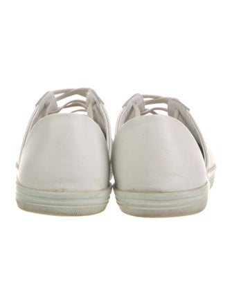 Freda Salvador Leather Cutout Accent Sneakers