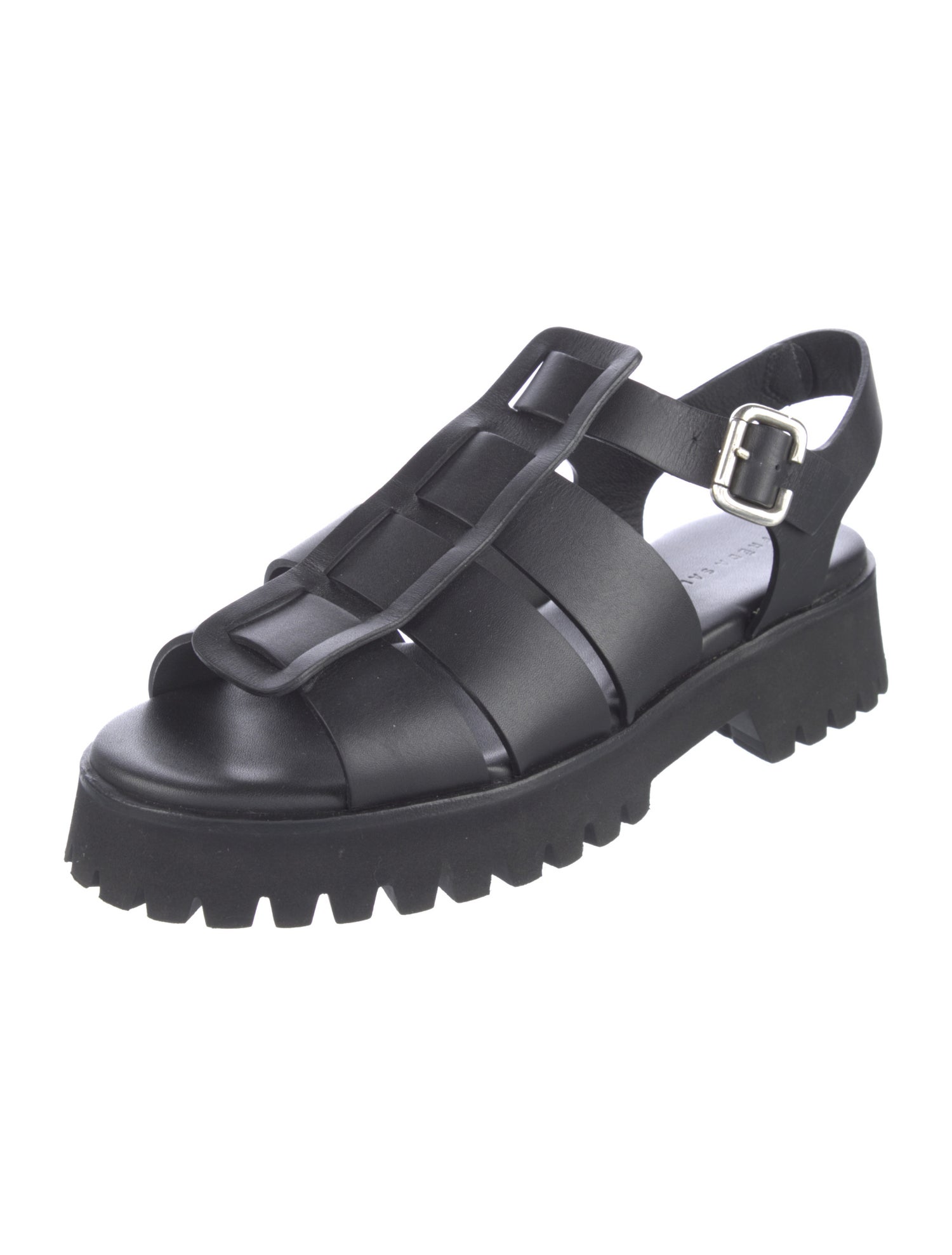 Freda Salvador Leather Slingback Sandals