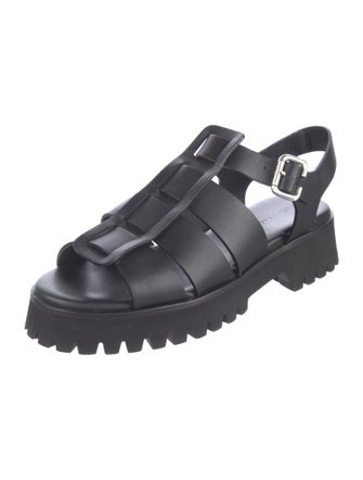 Freda Salvador Leather Slingback Sandals