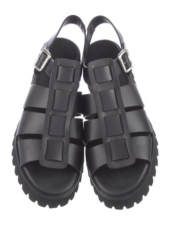 Freda Salvador Leather Slingback Sandals