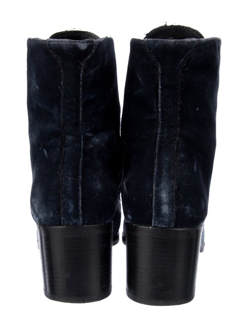 Freda Salvador Velvet Combat Boots