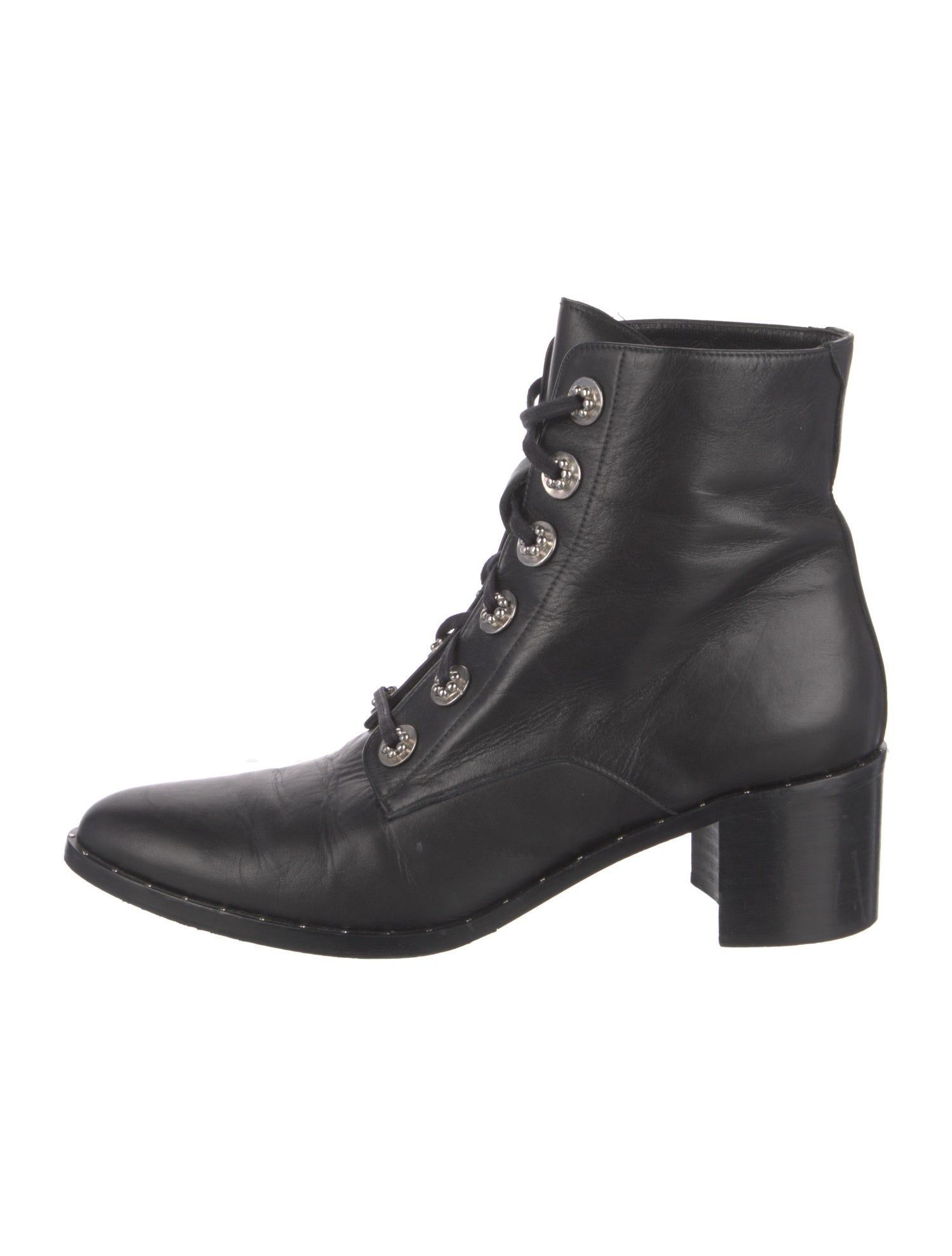 Freda Salvador Leather Combat Boots