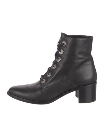 Freda Salvador Leather Combat Boots