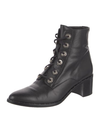 Freda Salvador Leather Combat Boots