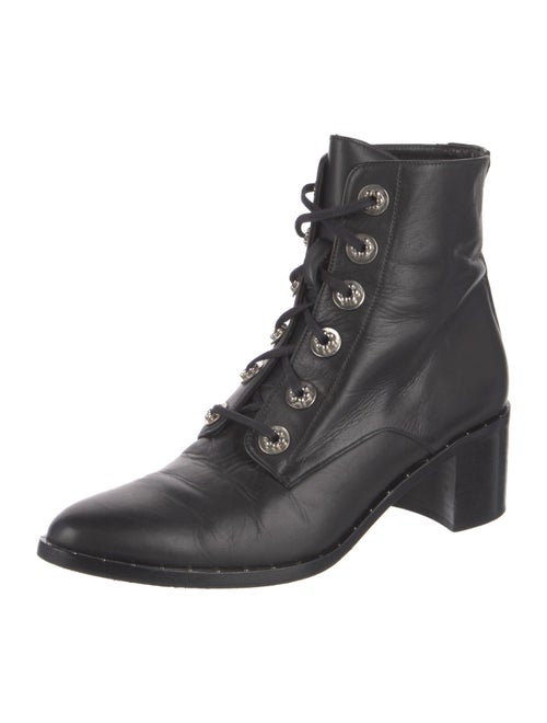 Freda Salvador Leather Combat Boots