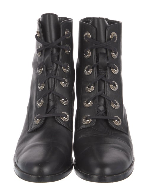 Freda Salvador Leather Combat Boots