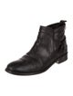 Freda Salvador Leather Studded Accents Chelsea Boots
