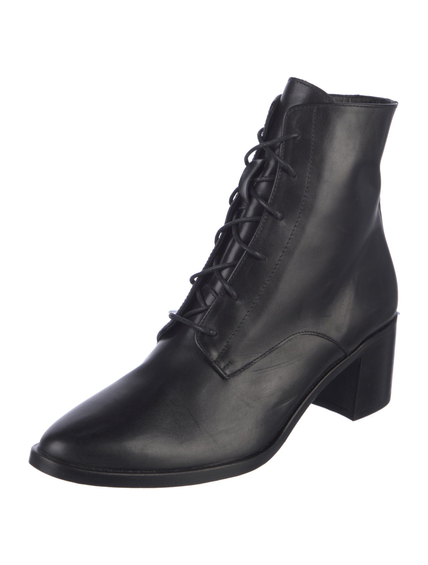 Freda Salvador Leather Combat Boots