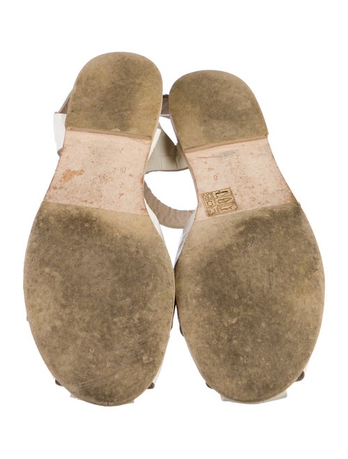 Freda Salvador Embossed Leather Slingback Flats