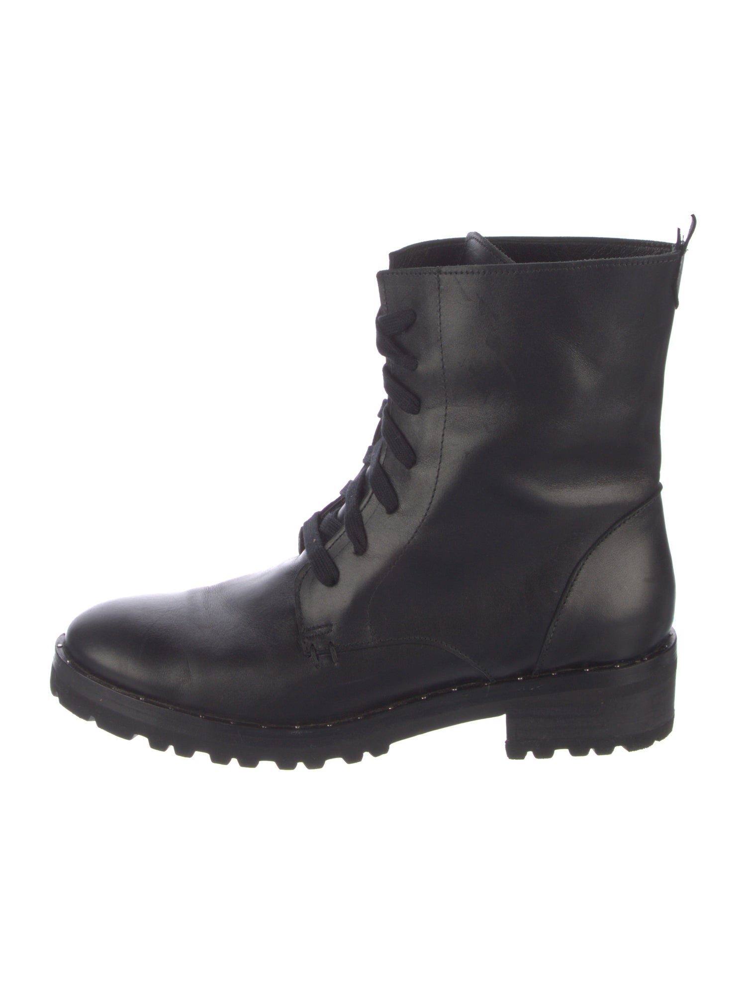 Freda Salvador Leather Combat Boots