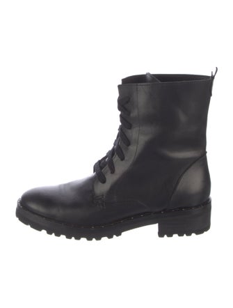 Freda Salvador Leather Combat Boots