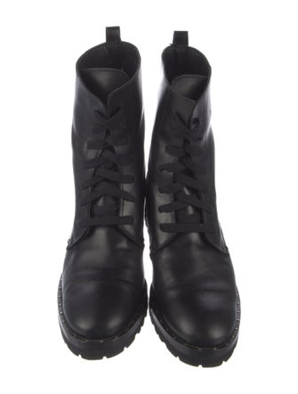 Freda Salvador Leather Combat Boots