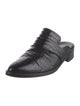 Freda Salvador Embossed Leather Mules