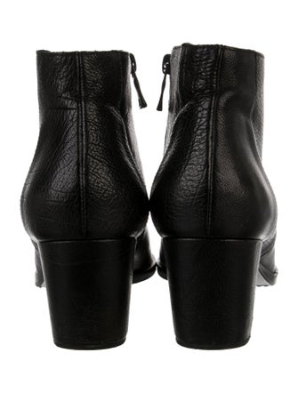 Freda Salvador Leather Chain-Link Accents Moto Boots
