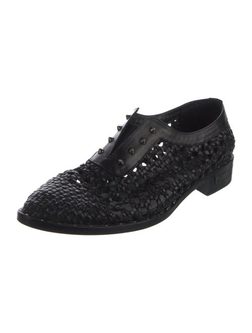 Freda Salvador Leather Studded Accents Oxfords