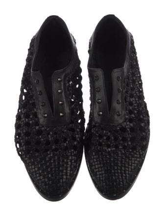 Freda Salvador Leather Studded Accents Oxfords