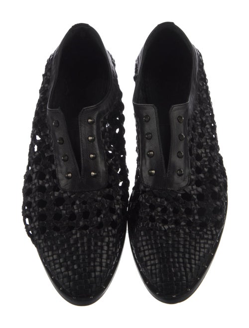 Freda Salvador Leather Studded Accents Oxfords