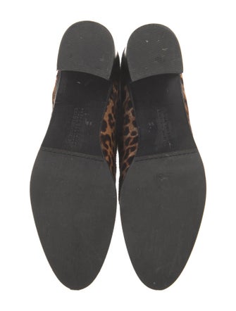 Freda Salvador Fur Animal Print Lace-Up Boots