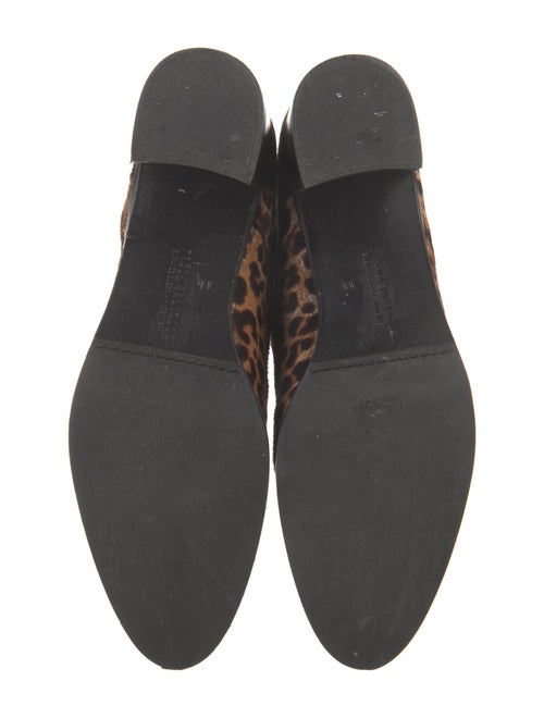 Freda Salvador Fur Animal Print Lace-Up Boots