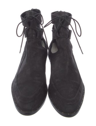 Freda Salvador Suede Studded Accents Boots