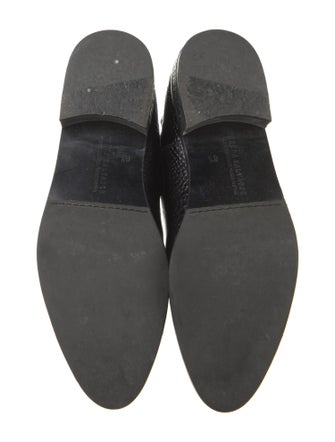 Freda Salvador Embossed Leather Studded Accents Chelsea Boots