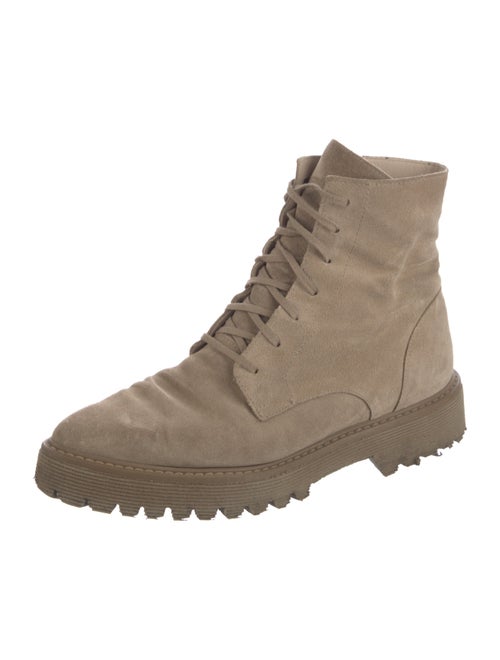 Freda Salvador Suede Combat Boots