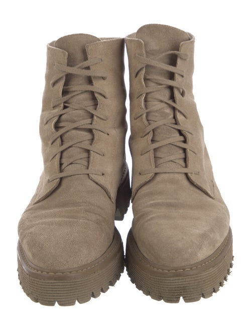 Freda Salvador Suede Combat Boots