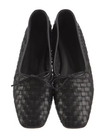 Freda Salvador Leather Bow Accents Loafers