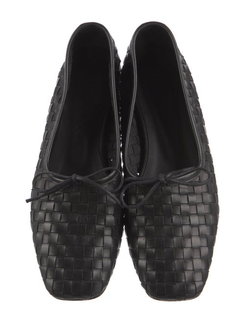 Freda Salvador Leather Bow Accents Loafers