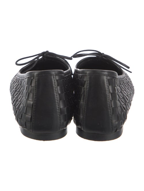 Freda Salvador Leather Bow Accents Loafers