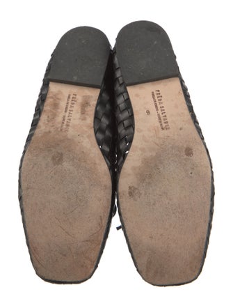 Freda Salvador Leather Bow Accents Loafers