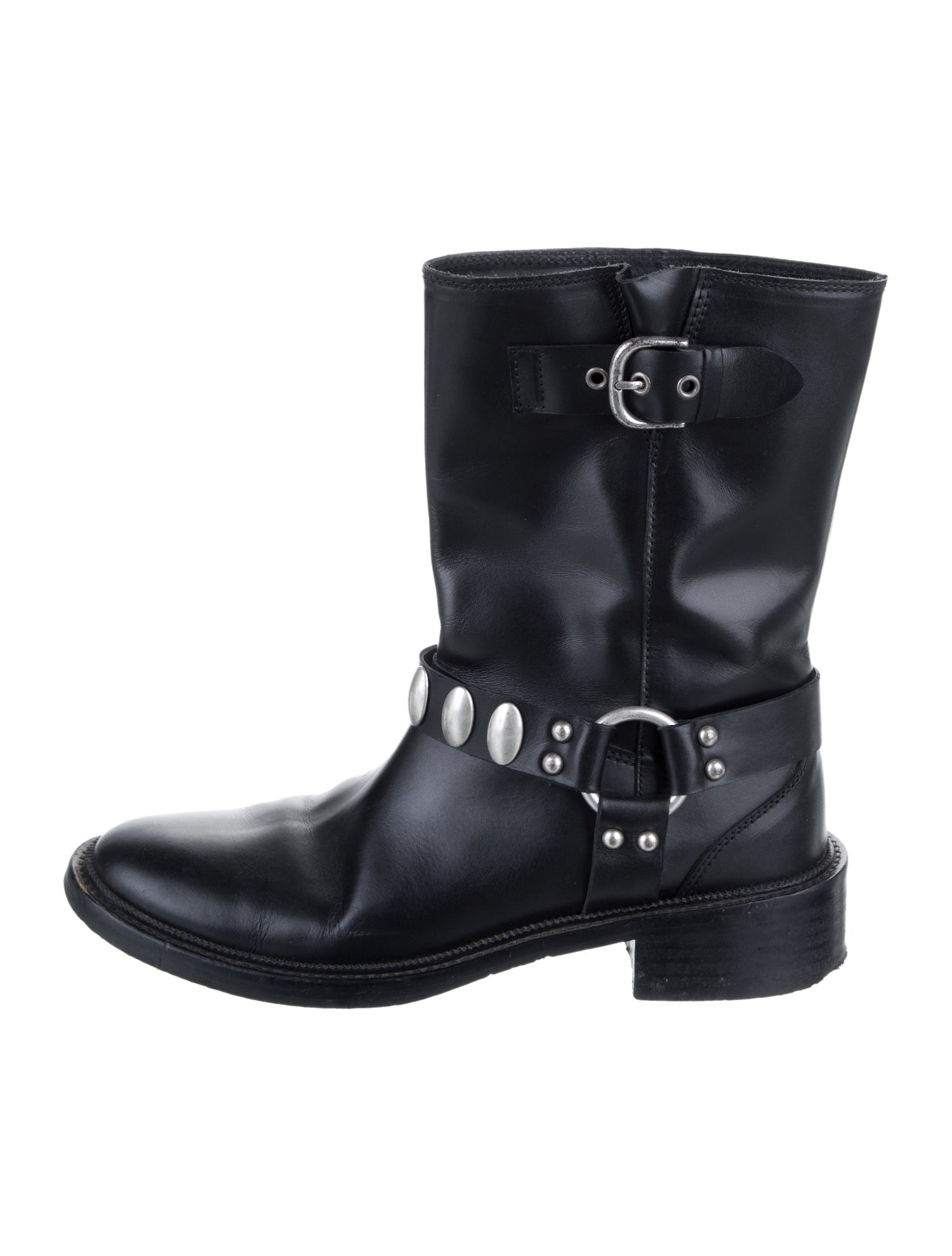 Freda Salvador Leather Moto Boots