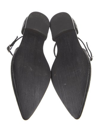 Freda Salvador Crocodile Animal Print D'Orsay Flats
