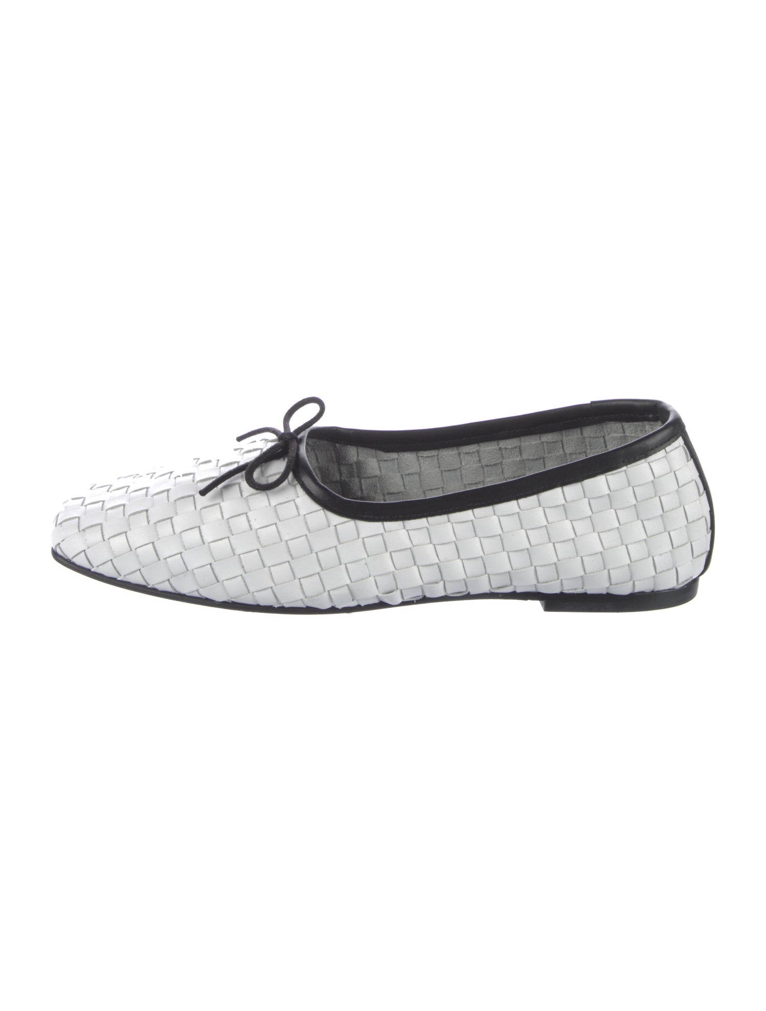 Freda Salvador Leather Bow Accents Ballet Flats