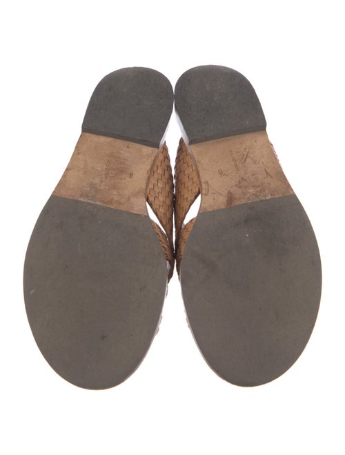 Freda Salvador Leather Studded Accents Slides