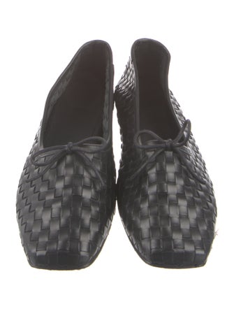 Freda Salvador Leather Bow Accents Flats
