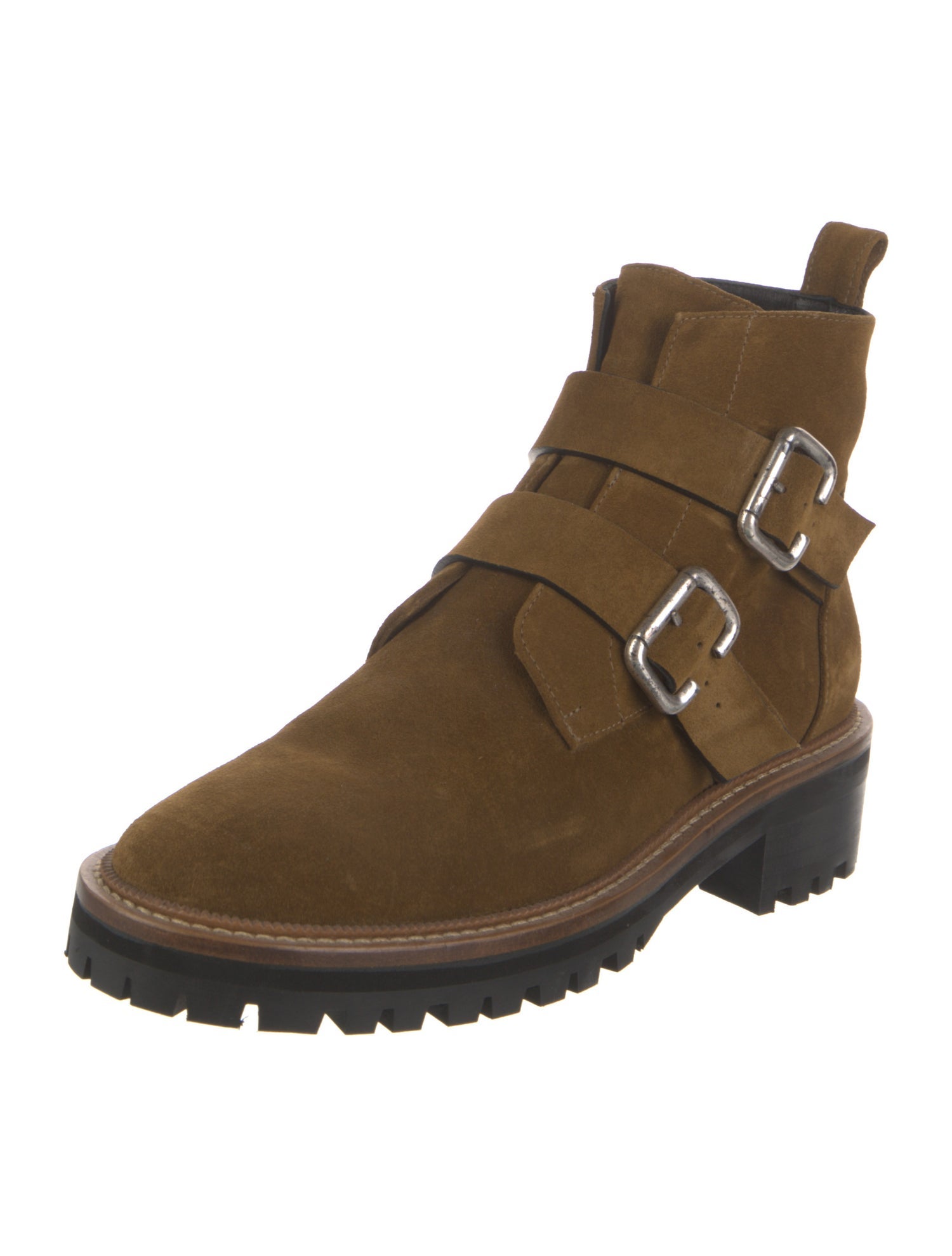 Freda Salvador Suede Combat Boots