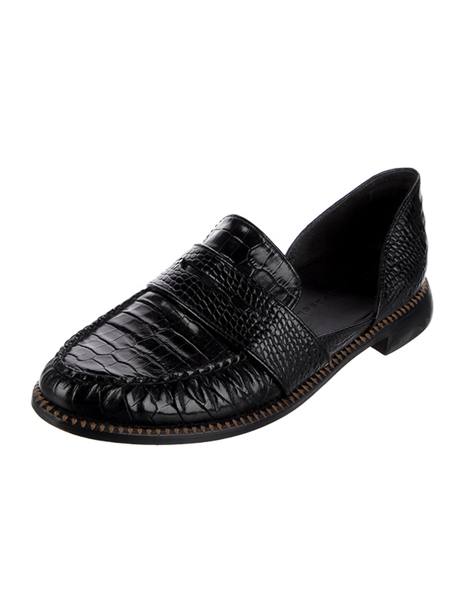 Freda Salvador Leather D'Orsay Flats